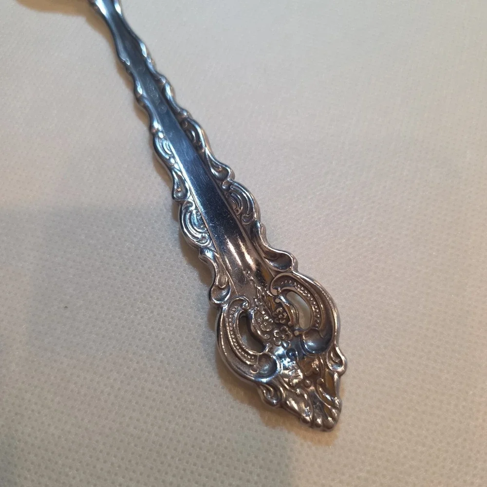 Vintage Oneida Michelangelo Stainless Steel Dinner Spoon Set Of 4